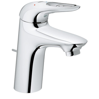 GROHE Eurostyle New waterbesparendes wastafelkraan M size met waste chroom