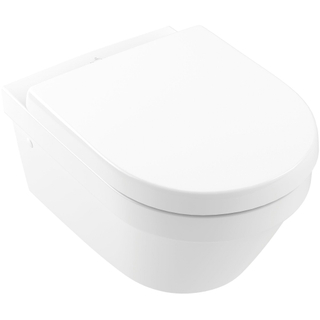 Villeroy & Boch Architectura combi-pack diepspoel directflush met zitting met softclose en quick release ceramic+ wit