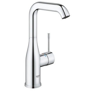 GROHE Essence New Wastafelkraan Opbouw - uitloop 12.7cm - L size - hoge draaibare uitloop - EcoJoy - chroom