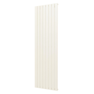 Plieger Cavallino Retto designradiator verticaal enkel middenaansluiting 2000x602mm 1332W pergamon (RAL9001)