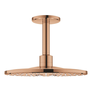 GROHE Rainshower Smartactive hoofddouche 31cm met plafondarm met 2 straalsoorten warm sunset