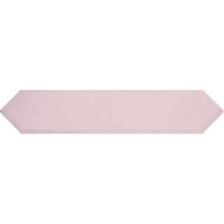 Cifre Ceramica wandtegel - 6.5x33.2cm - 8mm - Zeshoek - Roze glans