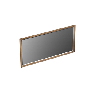 Forzalaqua Reno 2.0 spiegel 160x80cm Rechthoek zonder verlichting met frame Massief Eiken Castle Brown