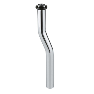 GROHE urinoir spoelpijp 20cm met sprong 2cm O 18mm met O ring chroom