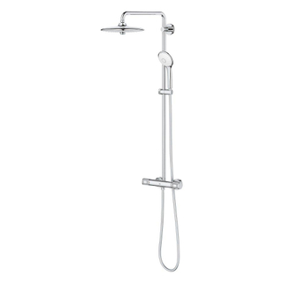 GROHE Euphoria Regendoucheset Opbouw- hoofddouche 26cm - massage handdouche rond - thermostatisch - chroom