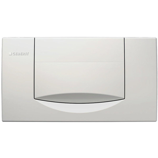 Geberit 200F bedieningplaat met frontbediening voor toilet 34x18.5cm wit