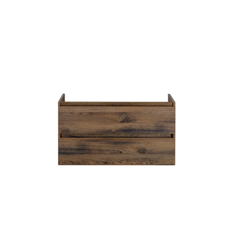 HR badmeubelen Infinity Wastafelonderkast - 100x44.8x55cm - 2 lades - greeploos - raw oak