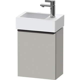 Duravit D-Neo wastafelonderkast 36.4x44x22.2cm Rechtsdraaiend 1 deur Betongrijs Mat