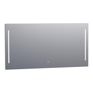 Saniclass spiegel Deline 140x70cm met verlichting aluminium