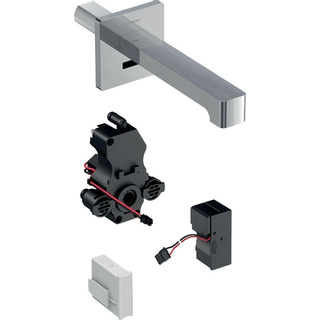 Geberit Brenta elektronische wandwastafelkraan koud voor netvoeding 22cm chroom