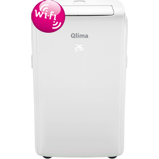 Qlima mobiele airco met afstandsbediening en WiFi 9500BTU 90m3 wit