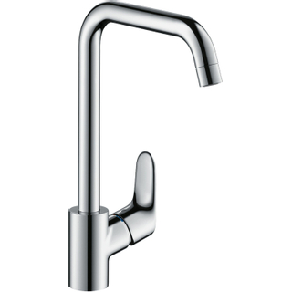 Hansgrohe Focus E2 keukenkraan met hoge draaibare uitloop instelbaar 110 graden, 150 graden en 360 graden chroom