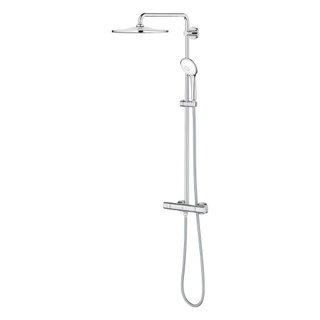 GROHE Euphoria Regendoucheset Opbouw - hoofddouche 31cm - handdouche rond - thermostatisch - chroom