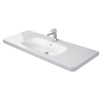 Duravit Durastyle wastafel 120x48cm 1 kraangat met overloop wit