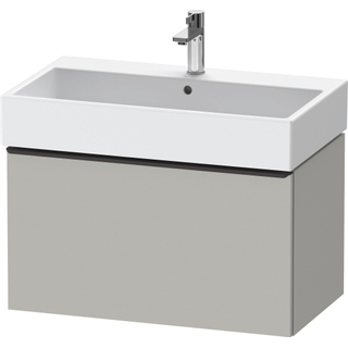 Duravit D-Neo wastafelonderkast 78.4x44x44.2cm 1 lade Betongrijs Mat