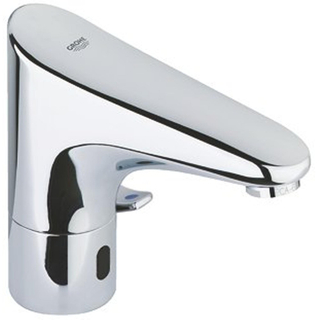 GROHE Europlus E waterbesparende wastafelkraan infrarood met menging met transformator 230V chroom