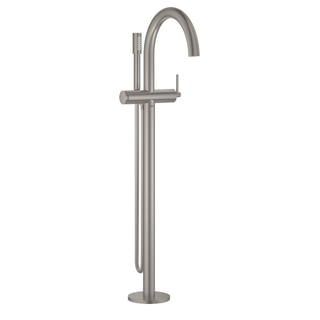 GROHE Atrio afbouwdeel v. vrijstaande badmengkraan met omstel m. Sena stick handdouche en doucheslang 125cm supersteel