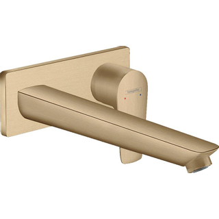 Hansgrohe Talis E afbouwdeel v. inbouw wastafelkraan met uitloop 22.5cm brushed bronze