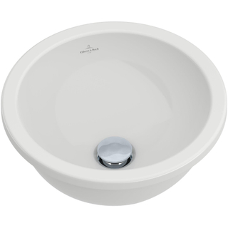 Villeroy en Boch Loop inbouwwastafel O39cm met overloop wit