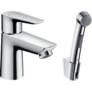 Hansgrohe Talis E bidetset mets wastafelkraan met handdouche en doucheslang chroom