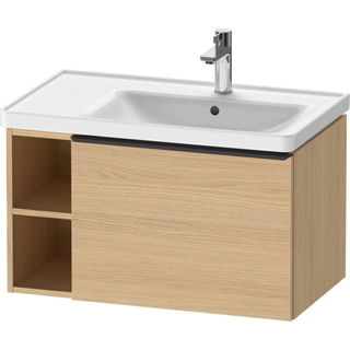 Duravit D-Neo wastafelonderkast 78.4x44x45.2cm 1 lade met softclose Natuur eiken Mat