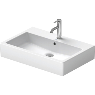 Duravit Vero wastafel 70x47cm met kraangat en overloop met wondergliss wit