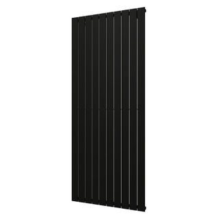 Plieger Cavallino Retto designradiator verticaal enkel middenaansluiting 1800x754mm 1506W mat zwart