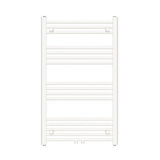 Adema Basic radiator 60x100cm recht middenaansluiting wit