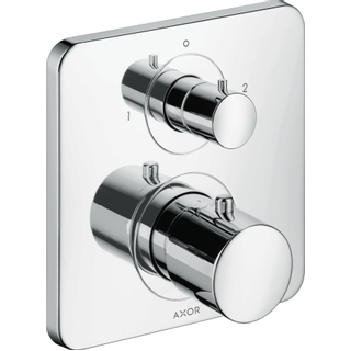 AXOR Citterio M afbouwdeel inbouwthermostat met omstel met stopkraan chroom