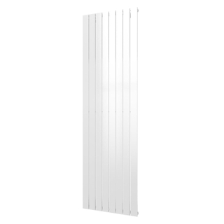 Plieger Cavallino Retto designradiator verticaal enkel middenaansluiting 2000x602mm 1332W mat wit