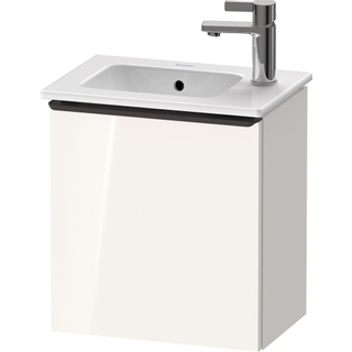 Duravit D-Neo wastafelonderkast 41x44x27.4cm Rechtsdraaiend 1 deur wit Hoogglans