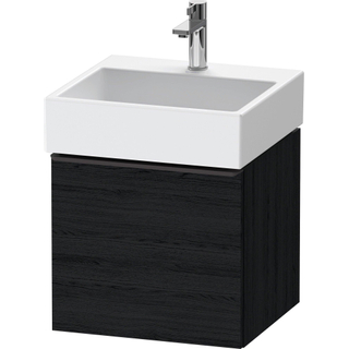 Duravit D-Neo wastafelonderkast 48.4x44x44.2cm 1 lade Eiken (zwart) Mat