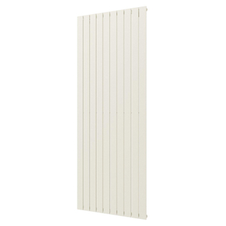 Plieger Cavallino Retto designradiator verticaal enkel middenaansluiting 2000x754mm 1666W wit structuur