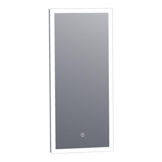 Saniclass Edge spiegel 36x80cm inclusief dimbare LED verlichting met touchscreen schakelaar