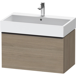 Duravit D-Neo wastafelonderkast 78.4x44x44.2cm 1 lade Eiken (terra) Mat