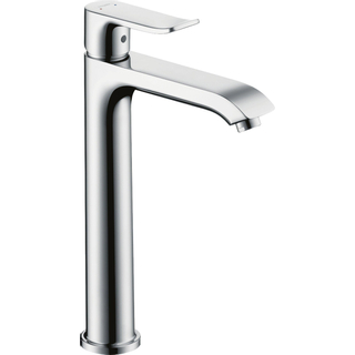 Hansgrohe Metris wastafelkraan highriser 26 met waste chroom