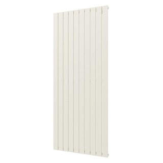 Plieger Cavallino Retto designradiator verticaal enkel middenaansluiting 1800x754mm 1506W wit structuur