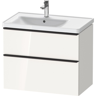 Duravit D-Neo wastafelonderkast 78.4x62.5x45.2cm 2 lades wit Hoogglans