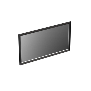 Forzalaqua Reno 2.0 spiegel 140x80cm Rechthoek zonder verlichting met frame Massief Eiken Black oiled