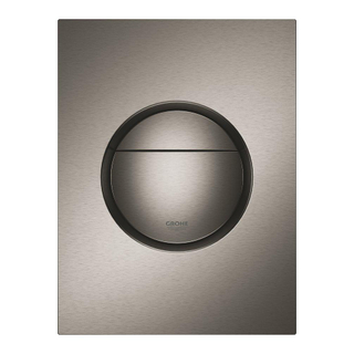 GROHE Nova S-size drukplaat hard graphite geborsteld