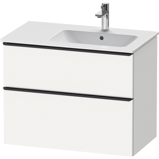 Duravit D-Neo wastafelonderkast 81x62.5x46.2cm 2 lades wit Mat