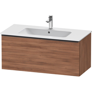 Duravit D-Neo wastafelonderkast 101x44x46.2cm 1 lade Noten Mat