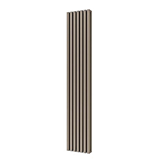 Plieger Siena designradiator verticaal dubbel 1800x318mm 1096W zandsteen