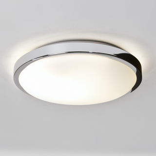 Astro Denia plafondlamp exclusief 2x E14 chroom 5.2x16x25cm IP44 staal A+