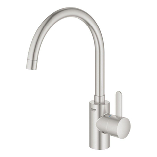 GROHE Eurosmart Cosmopolitan Keukenkraan - hoog - supersteel geborsteld