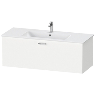 Duravit XBase Wastafelonderkast 120x47.5x44cm 1 lade Standaard greep met softclose spaanplaat wit Mat