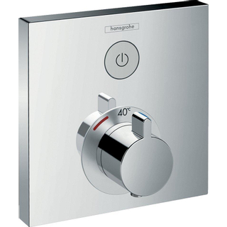 Hansgrohe ShowerSelect afbouwdeel voor inbouwkraan thermostatisch met 1 stopkraan chroom