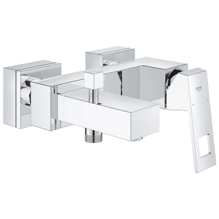 GROHE Eurocube badkraan met omstel en koppelingen chroom