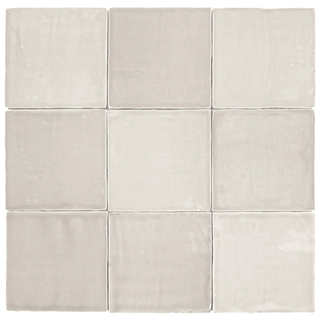 Roca St Tropez Wandtegel 13x13cm 8.5mm witte scherf Blanco