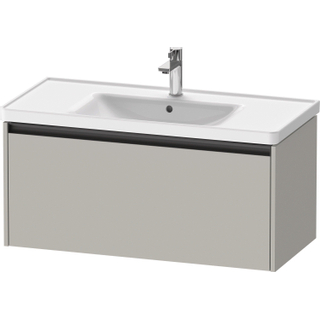 Duravit Ketho 2 wastafelonderbouwkast met 1 lade 98.4x45.5x44cm met greep antraciet betongrijs mat